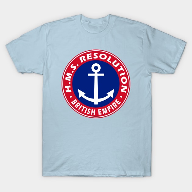 H.M.S. Resolution T-Shirt by Lyvershop